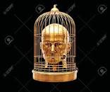 man in gilded Cage