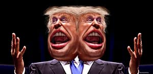 Donald-Trump-Talking-out-of-both-sides-of-his-mouth-Car