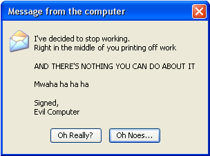 Evil Computer Rants